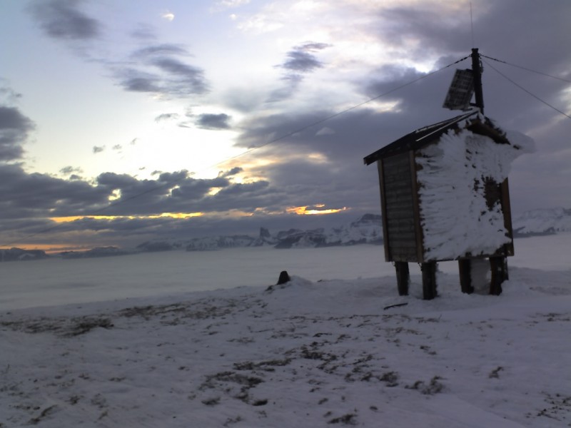 sommet : Au sommet la nuit tombe