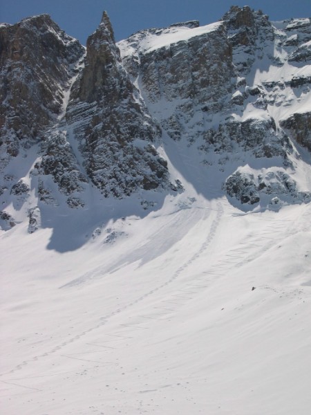 A la descente : Belle poudreuse pour la descente !