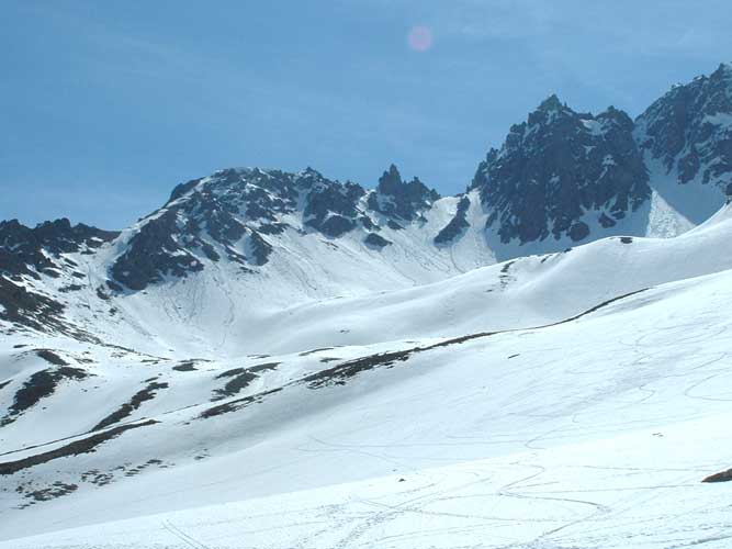 etat du vallon : Etat d'enneigement pour accéder au vallon du glacier de combeynot