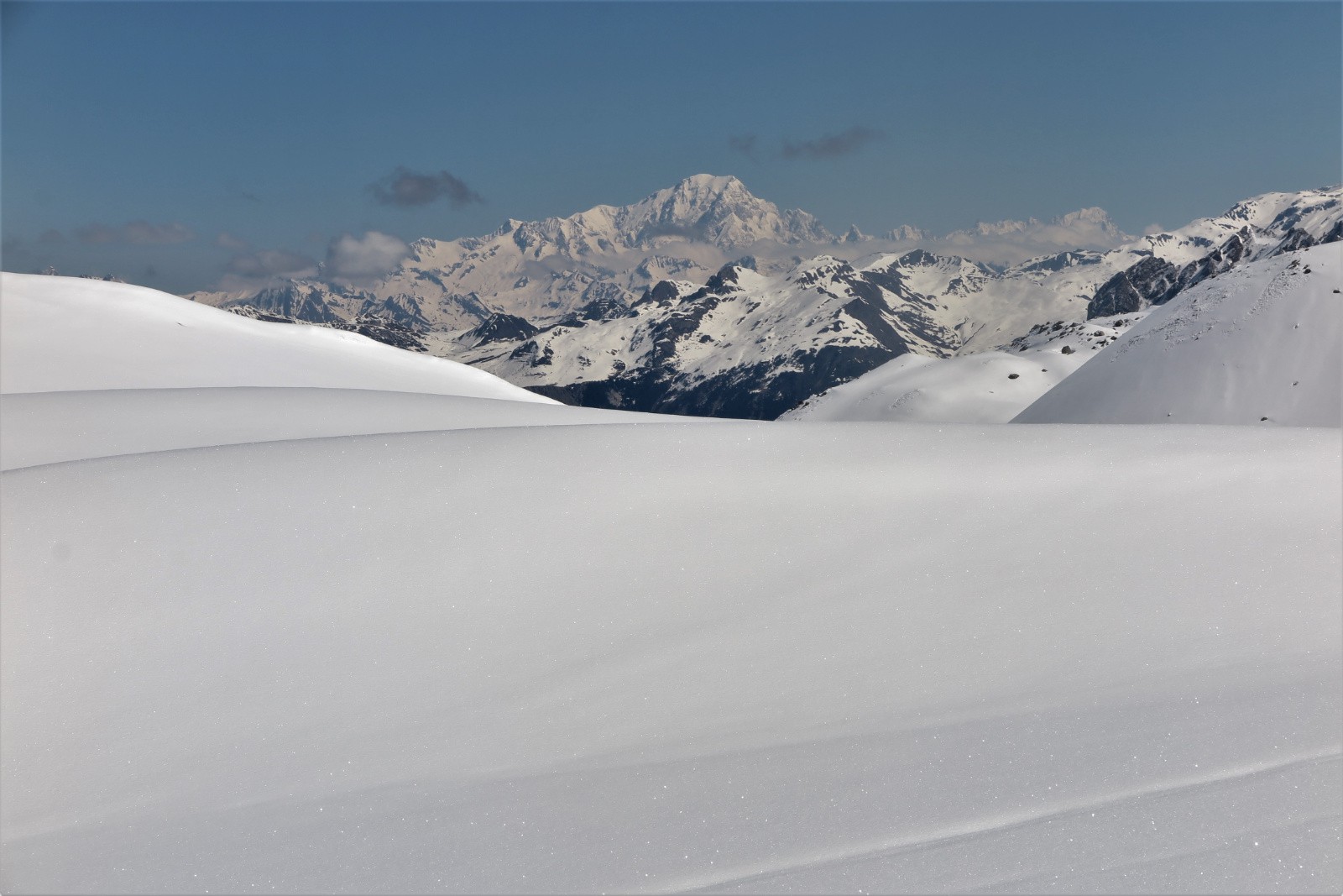 Mont Blanc depuis le col de Chanrouge