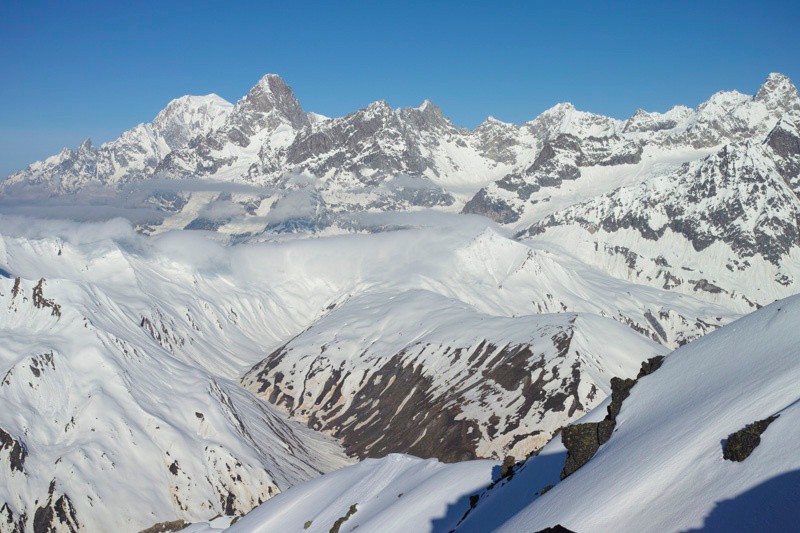 Mont Blanc et Jorasses