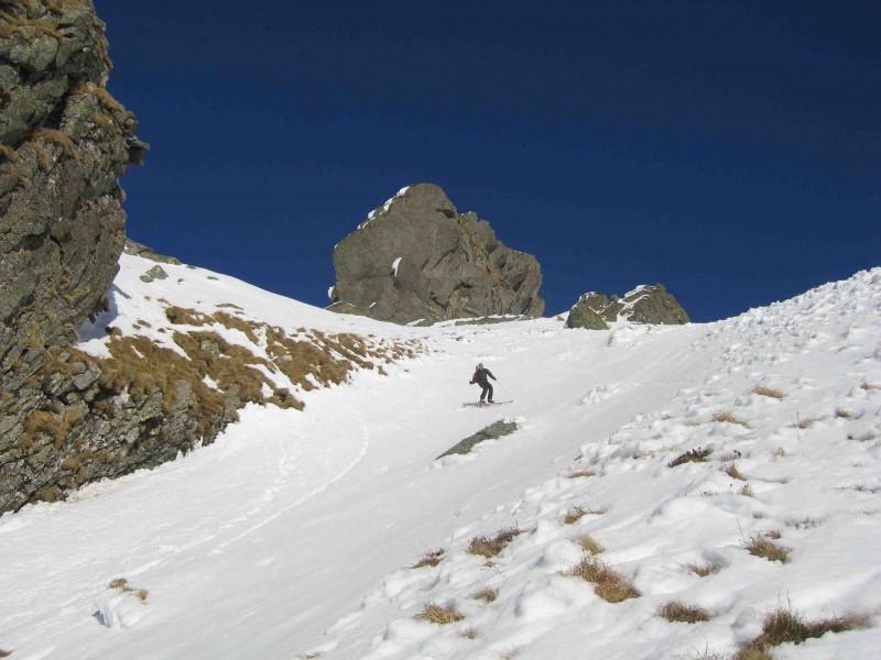 Puy de Sancy : Couloir en S