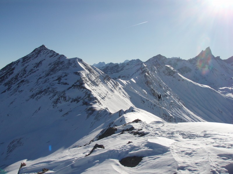col d'Emy et grande Chible : vue du sommet