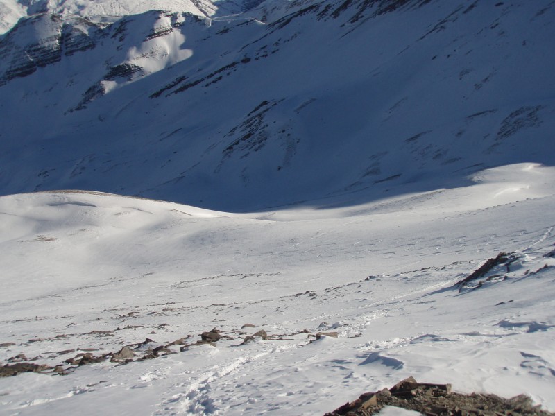 Le vallon : vue du sommet