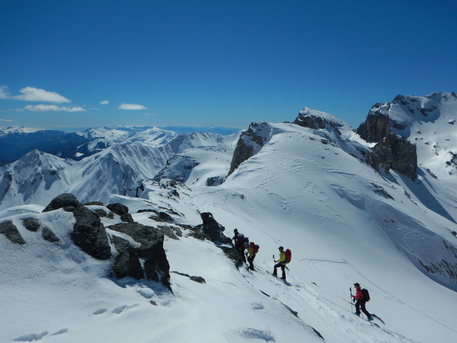 Début de l'arrête finale