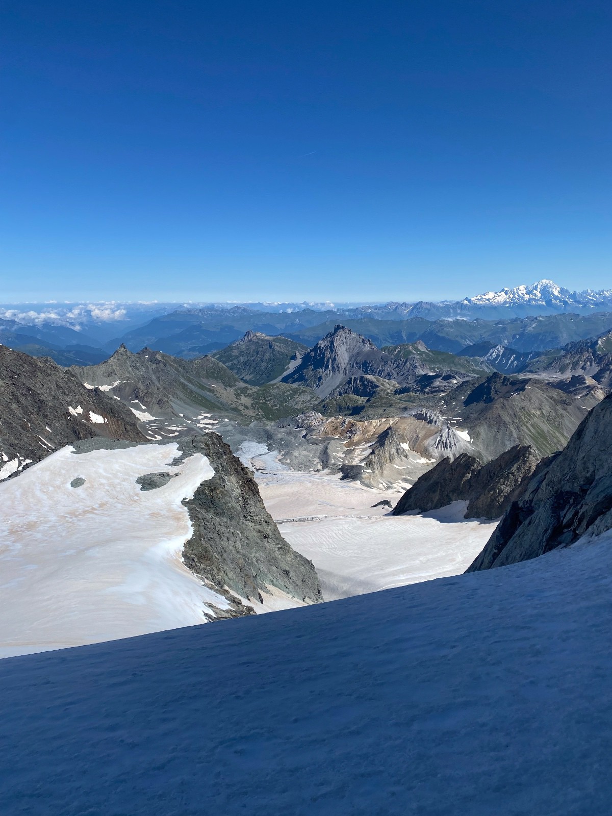 Glacier de Gébroulaz, Col du Soufre, Vallon du Saut