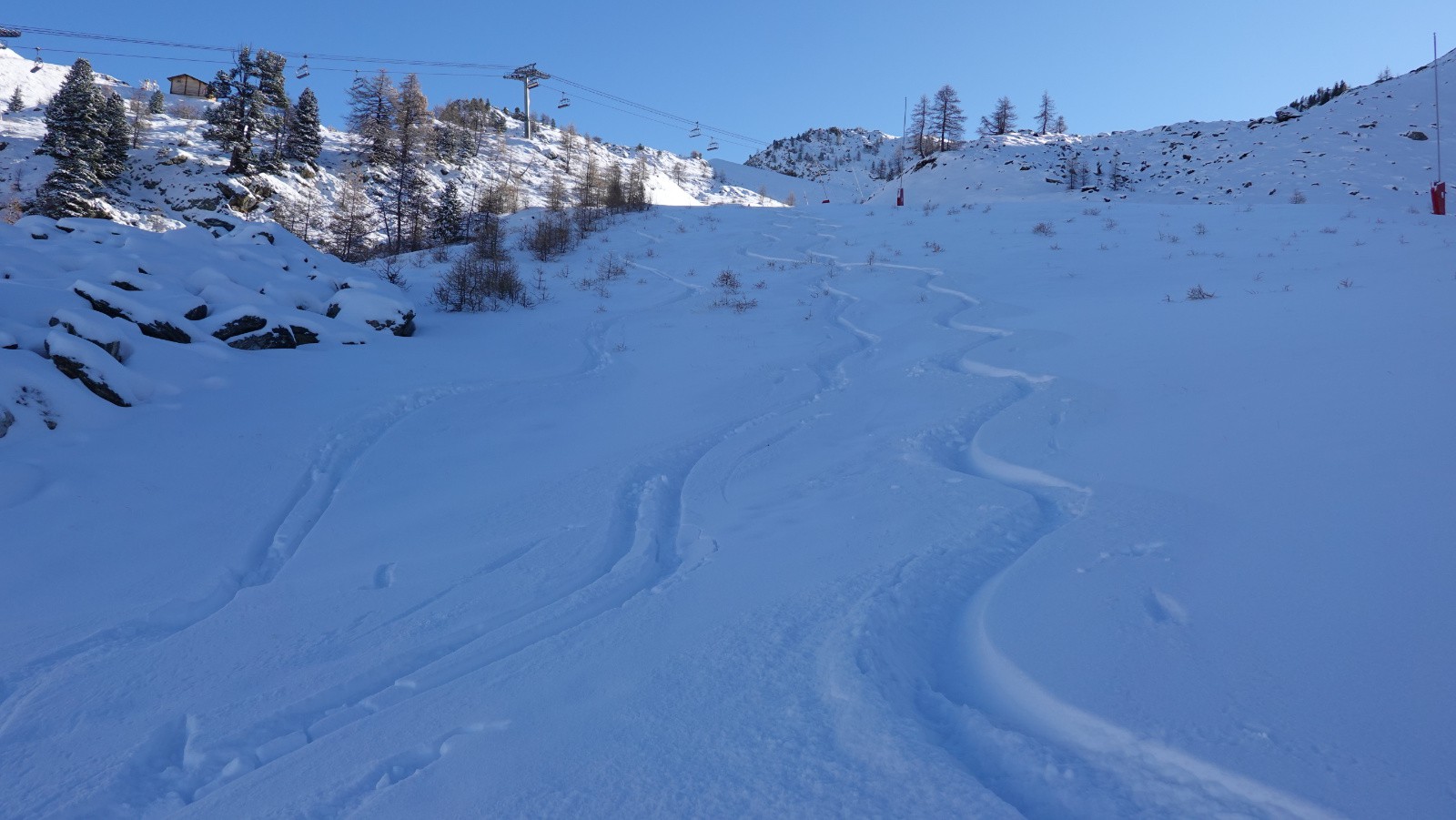 Du bon ski dans le Vallon de Verps