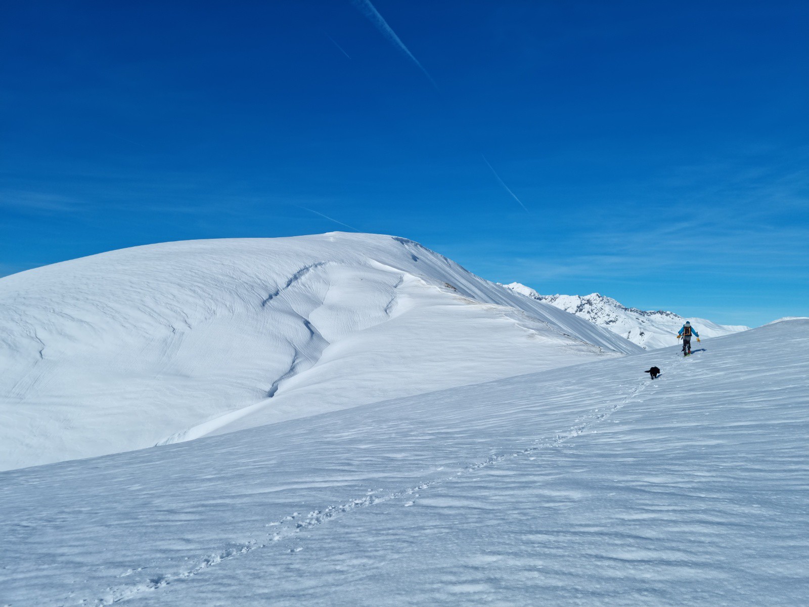 le sommet du jour, qui se donne des allures de Mont Blanc