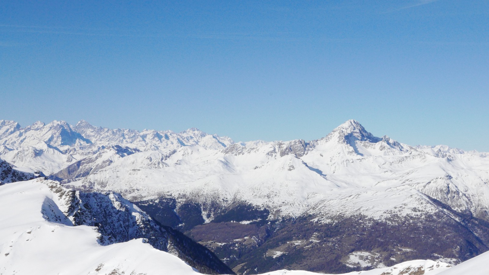 Grand Pic de Rochebrune; plus de neige en sud !