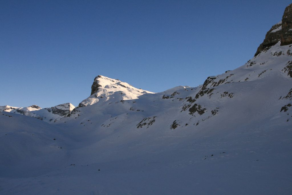 Pointe de Bellegarde : Ca me rappelle des randos à pied il y a pas mal de temps... A ski il vaut mieux faire la Pointe Rousse