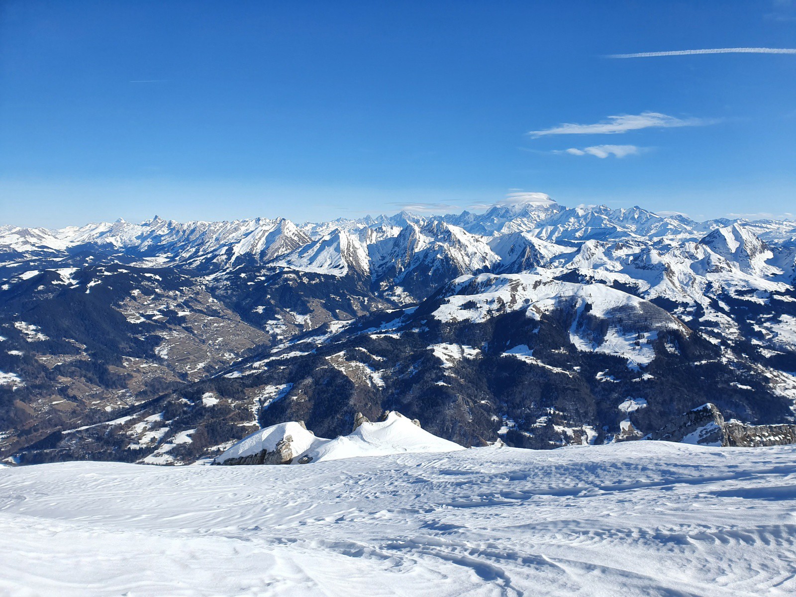 Fallait pas compter bronzer au Mont Blanc aujourd'hui