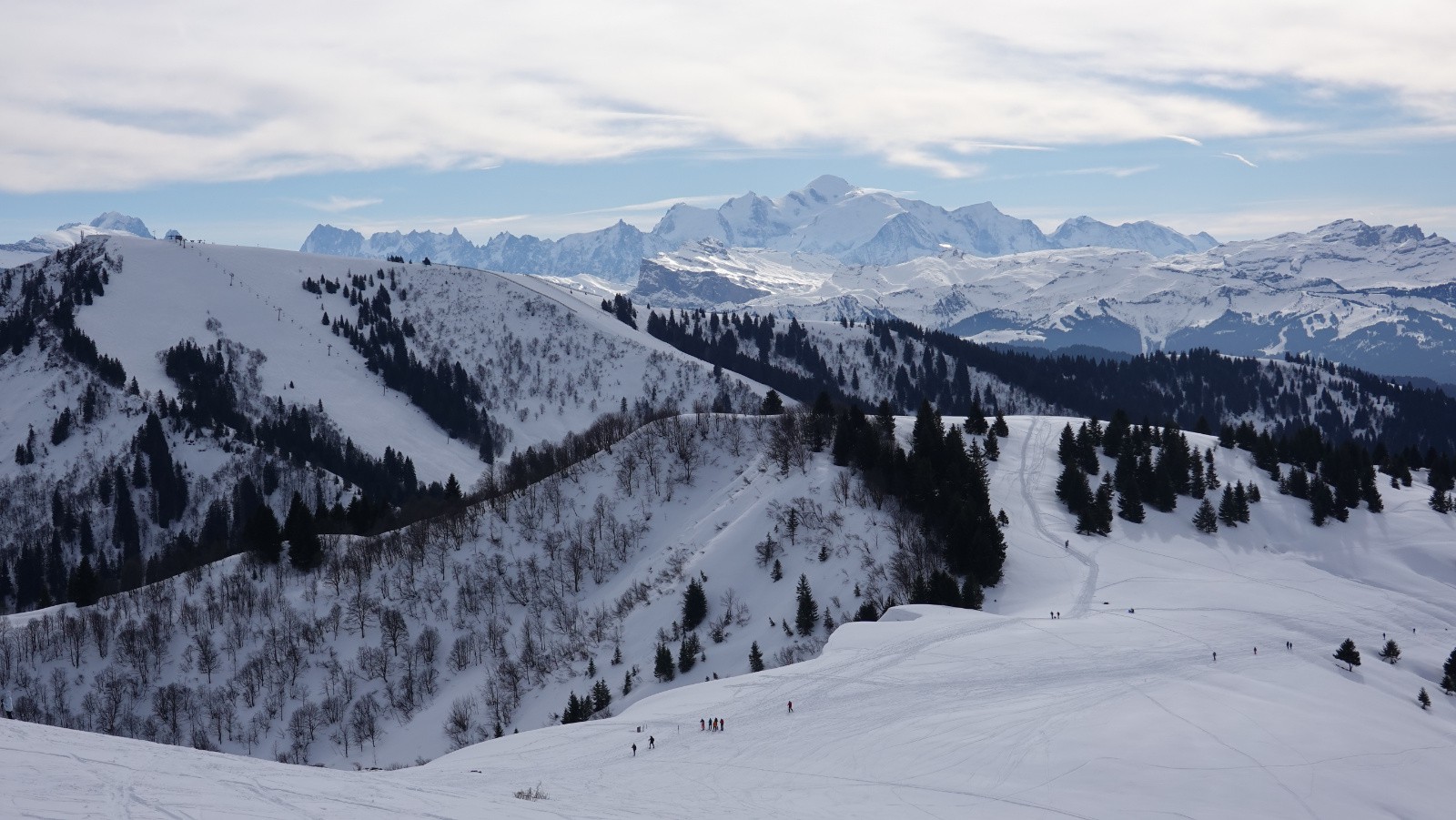 Panorama sur le Massif du Mont-Blanc