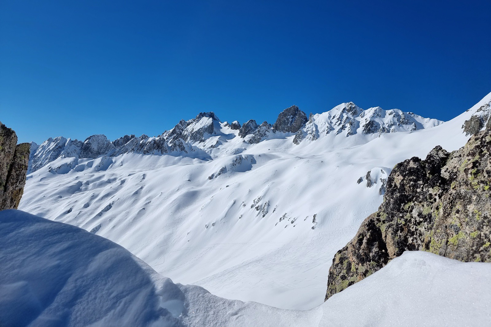 &nbsp;L'envers du décor versant Combe des Plans.
