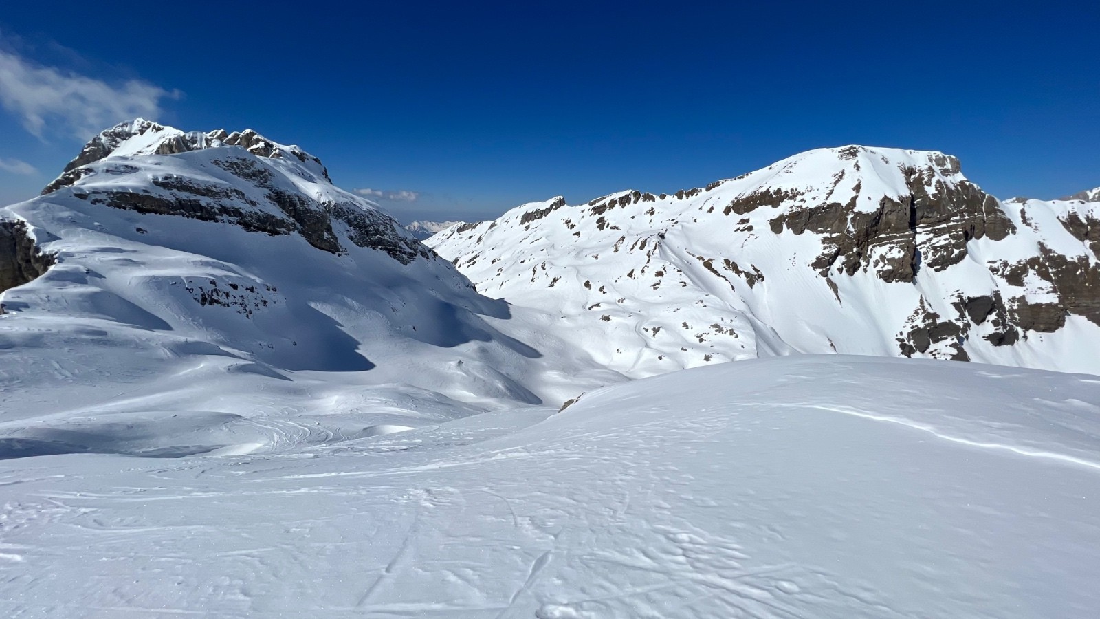 &nbsp;Vue vers le NW depuis Bellegarde.
