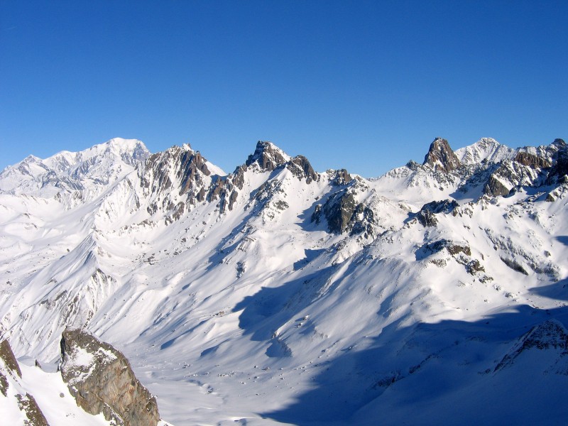 Mont Coin : Vue sur le Mont Blanc