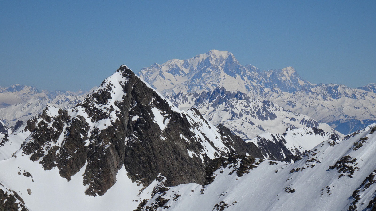 Puy Gris et Mont Blanc