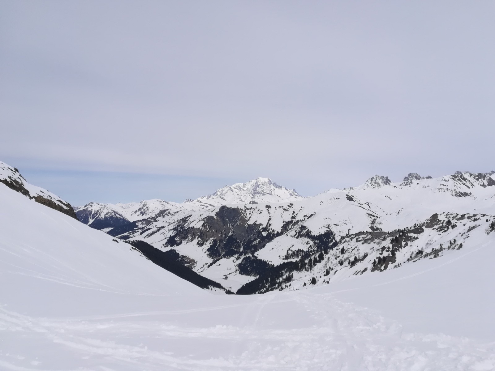 Col de la Louze : Mont Blanc 
