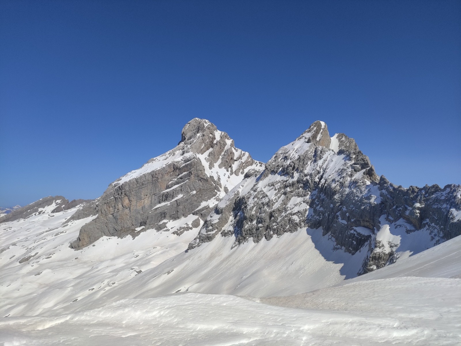 Pointe percée, Pointe des verts - vue depuis la pointe Chombas
