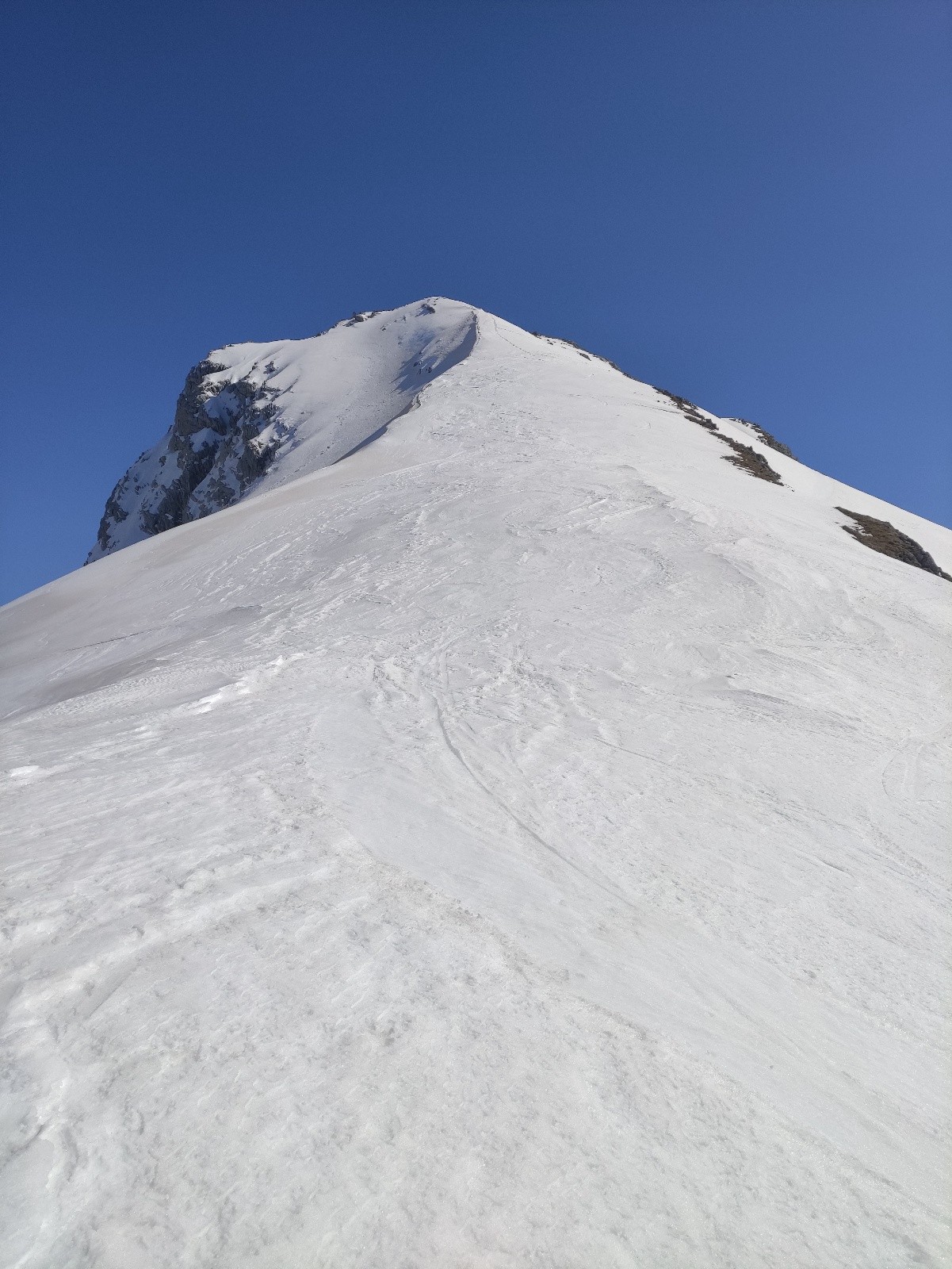 Arête finale Pointe Chombas