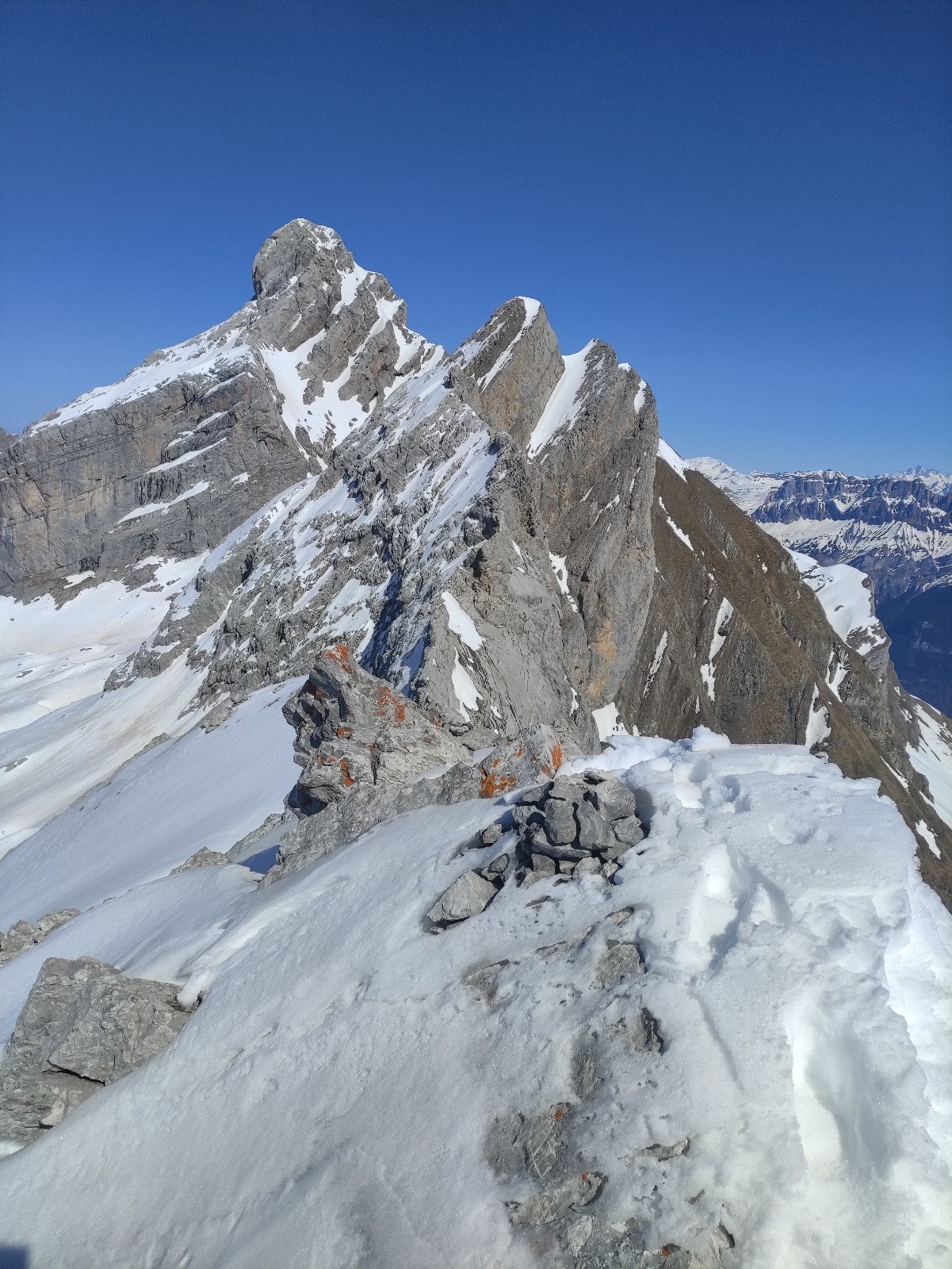 Sommet Pointe Chombas, Pointe des Verts et Aiguille percée