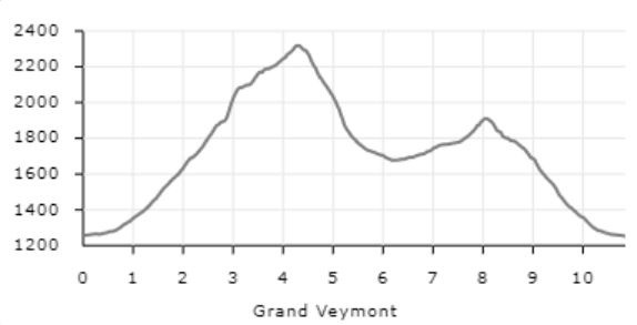  Marrant ce profile altimétrique, un petit air de Grand Veymont-Petit Veymont, vus du Sud...