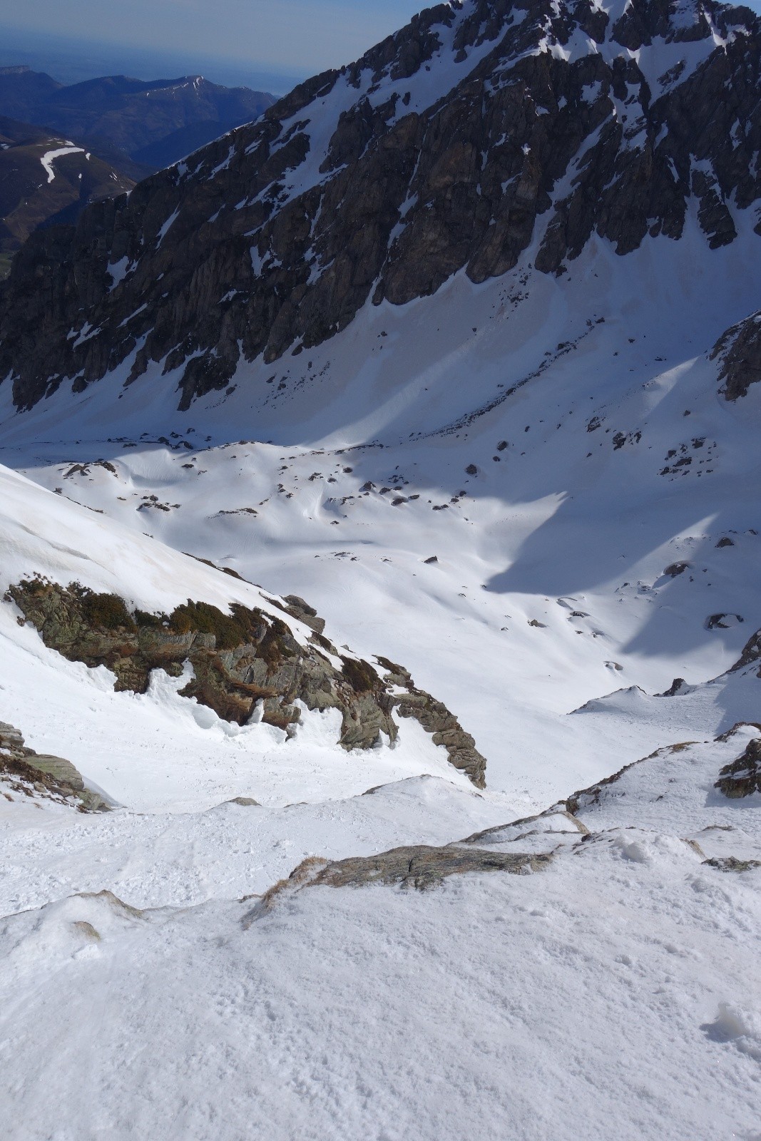 La sortie du couloir Est (contournement en rive G)