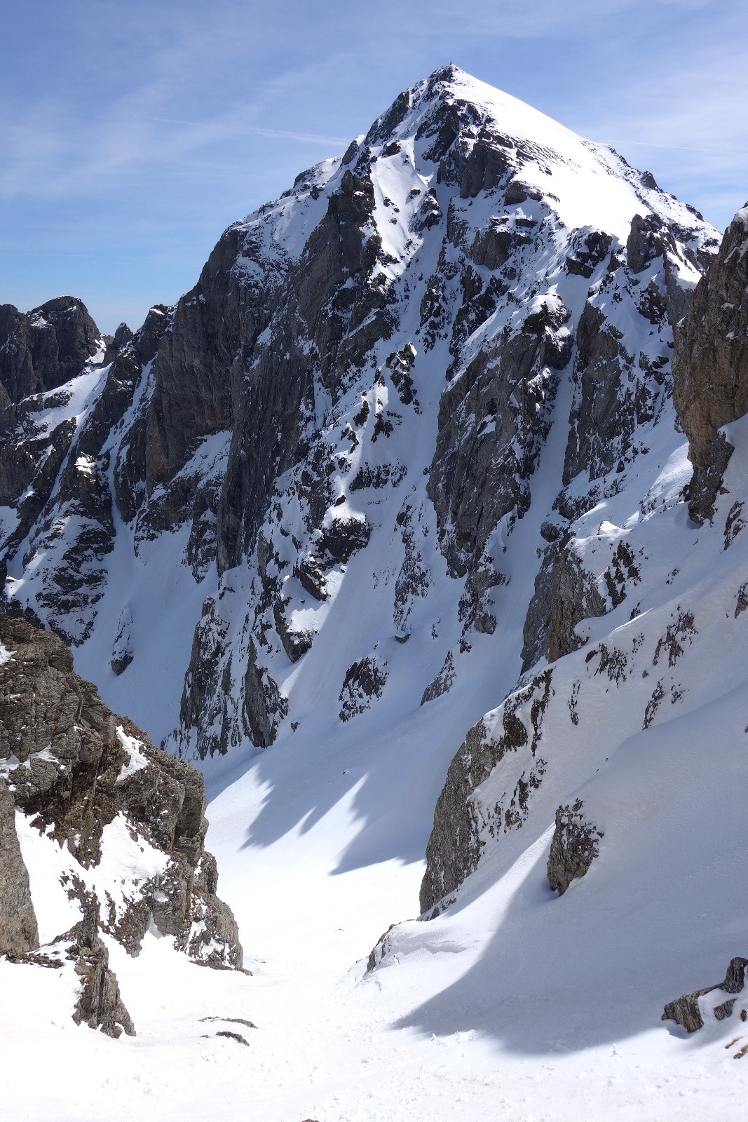 Dans la montée à la brèche d'Aurey pt 2658 