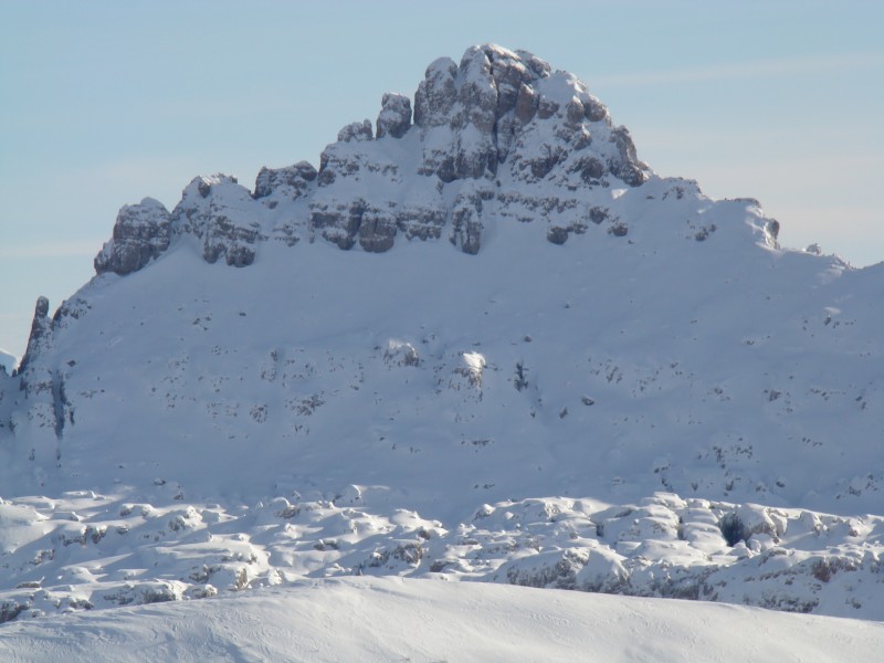 chabrières : ça passe presque à ski du sommet !