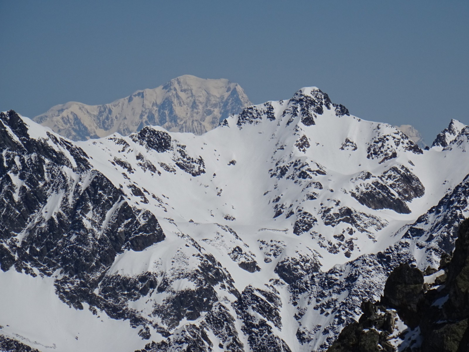 Vers Mont Blanc & Comberousse