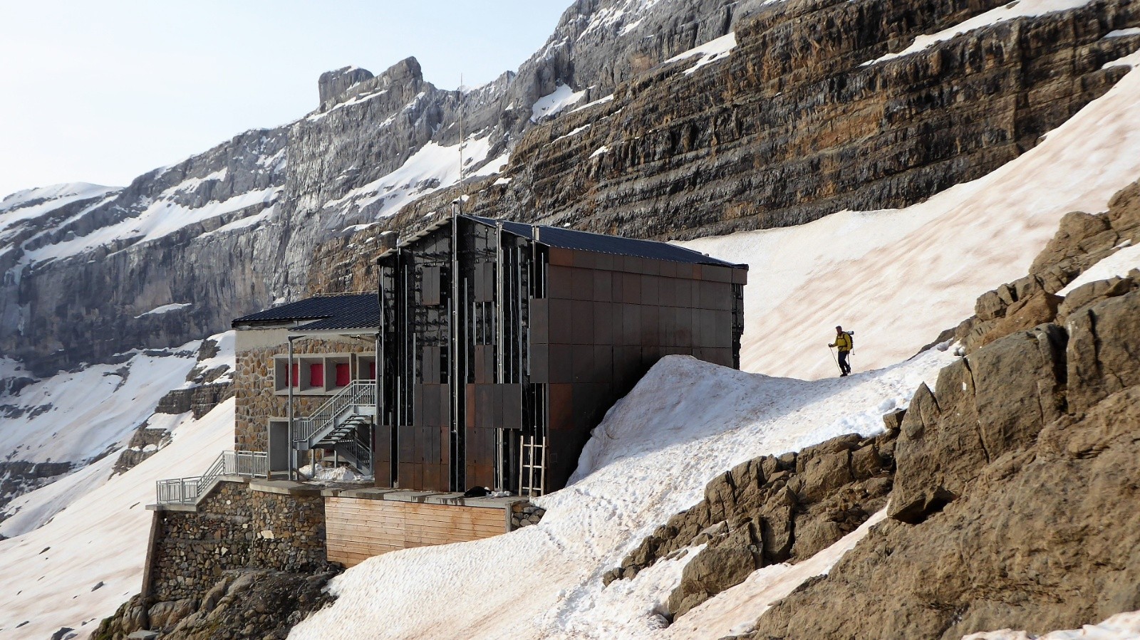 la cabane de chantier des Sarradets