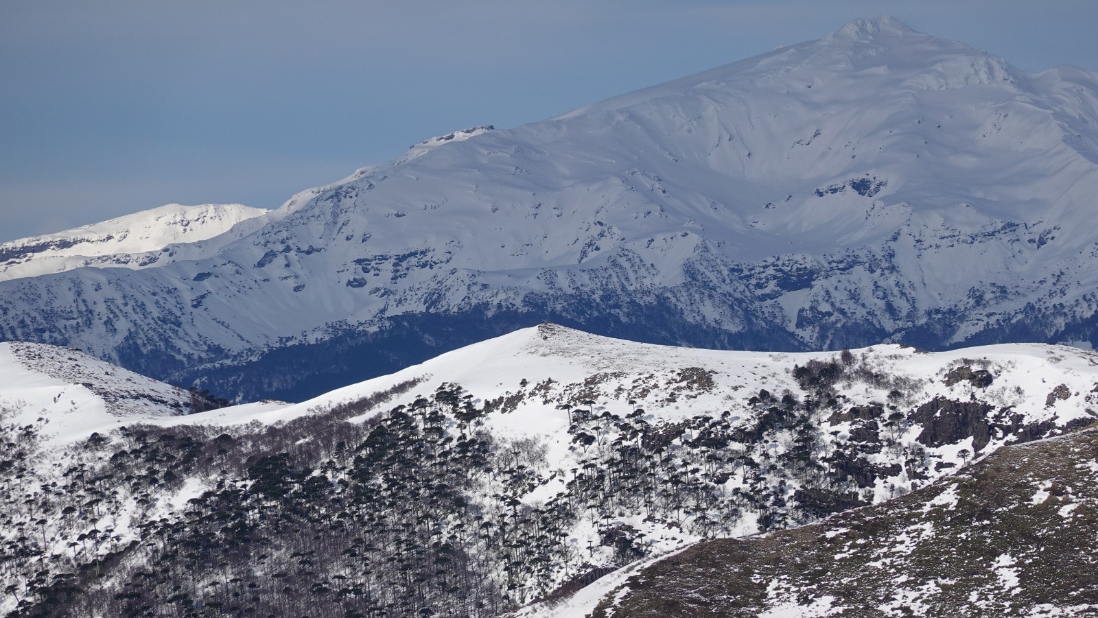 La Sierra Nevada prise au téléobjectif