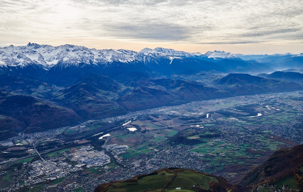 Lumières de Foehn sur la vallée...
