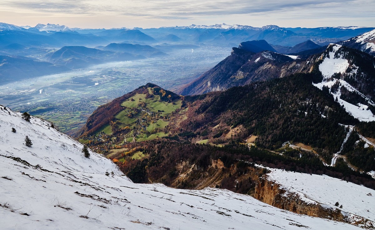 Toujours ce contraste automne / hiver...
