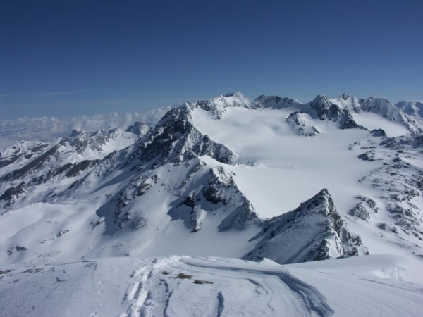 glacier de chavière : glacier de chavière - peclet-polset - mont de Gébroulaz