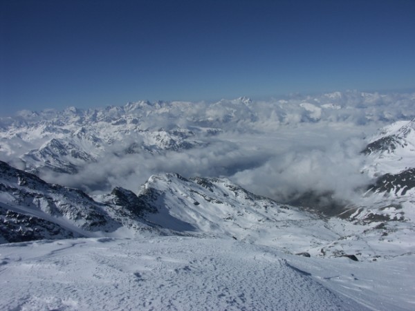 Horizon : panorama sur les écrins