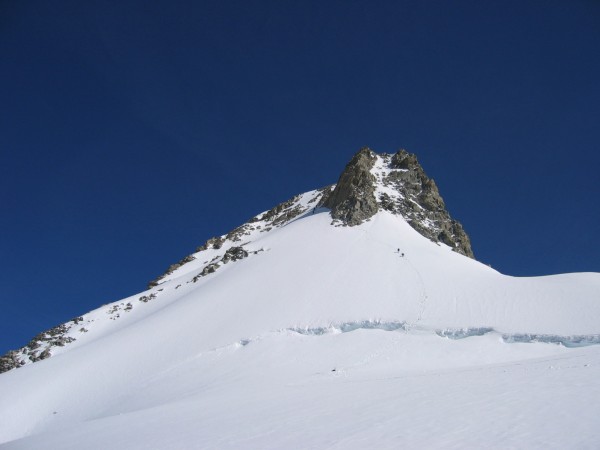 Mont Dolent : Les pentes terminales du Mont Dolent