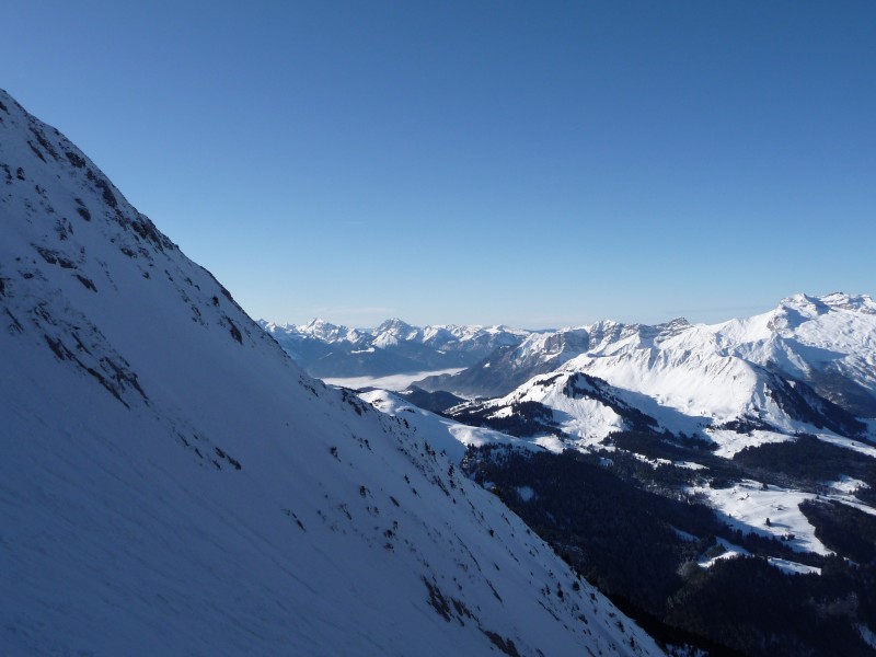 chauchefoin : vue sur le sommet du chauchefoin