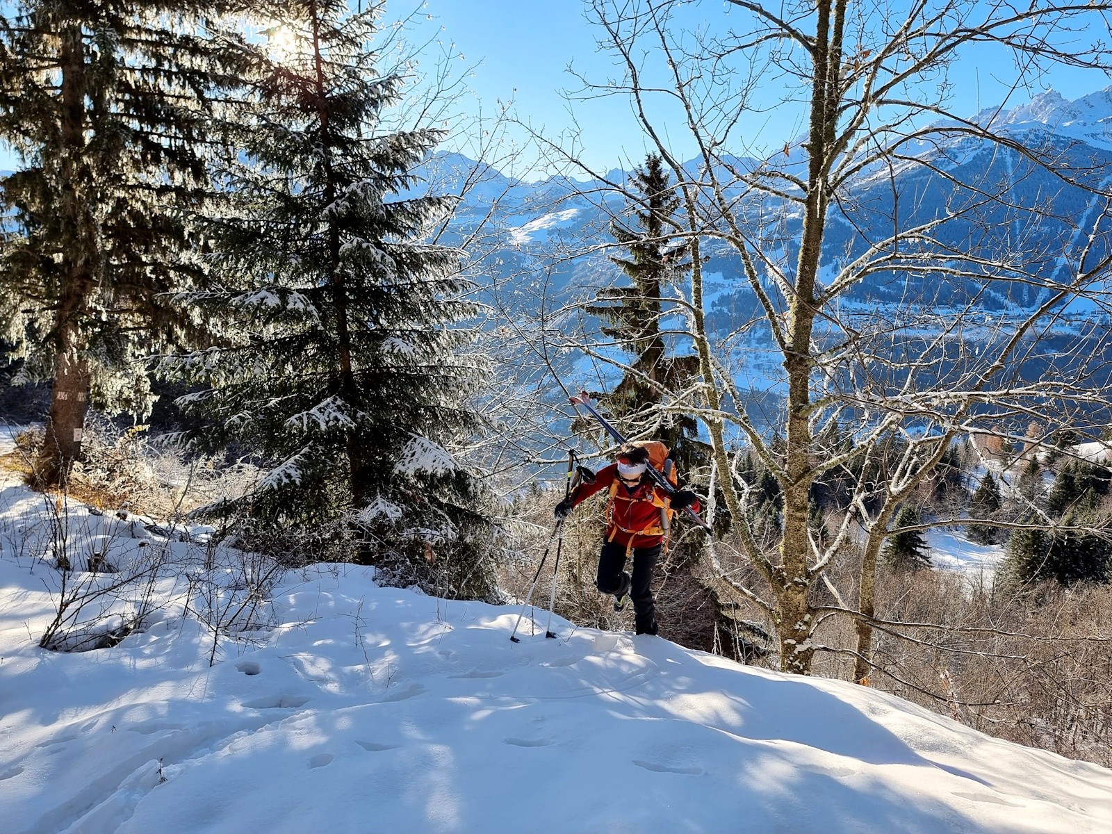 Après un passage entre pierriers et fougères.&nbsp;