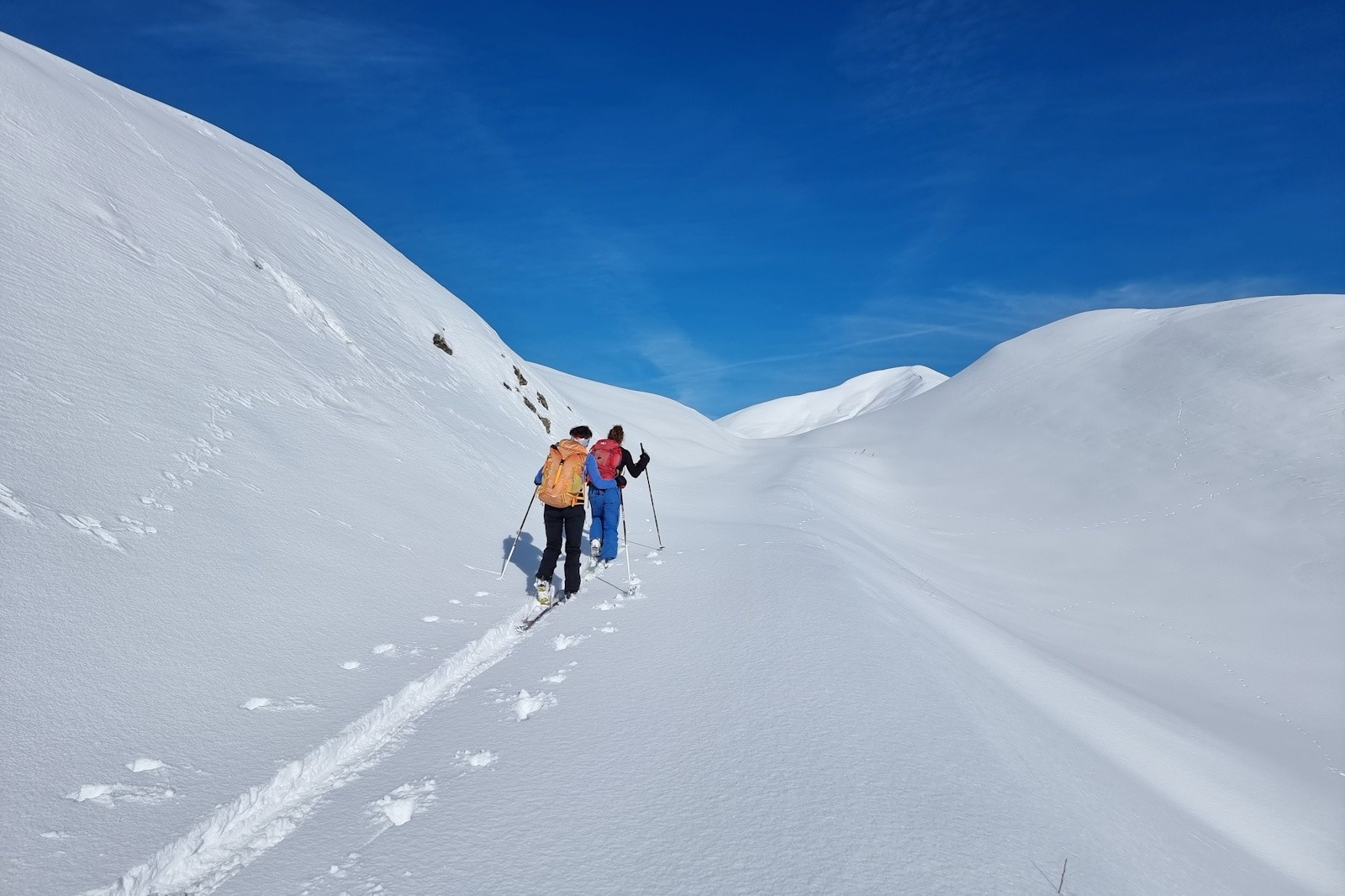 Quel plaisir d'évoluer dans ces immenses espaces vierges.&nbsp;