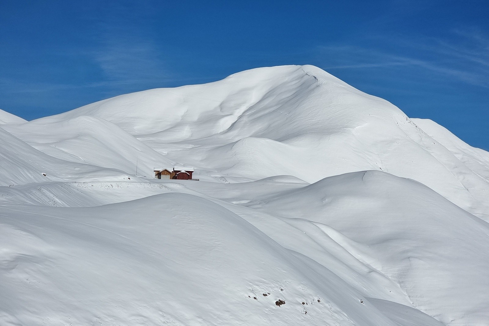 Compte tenu du retour qui s'annonce laborieux, nous abandonnons l'idée de gravir le Mont Jovet