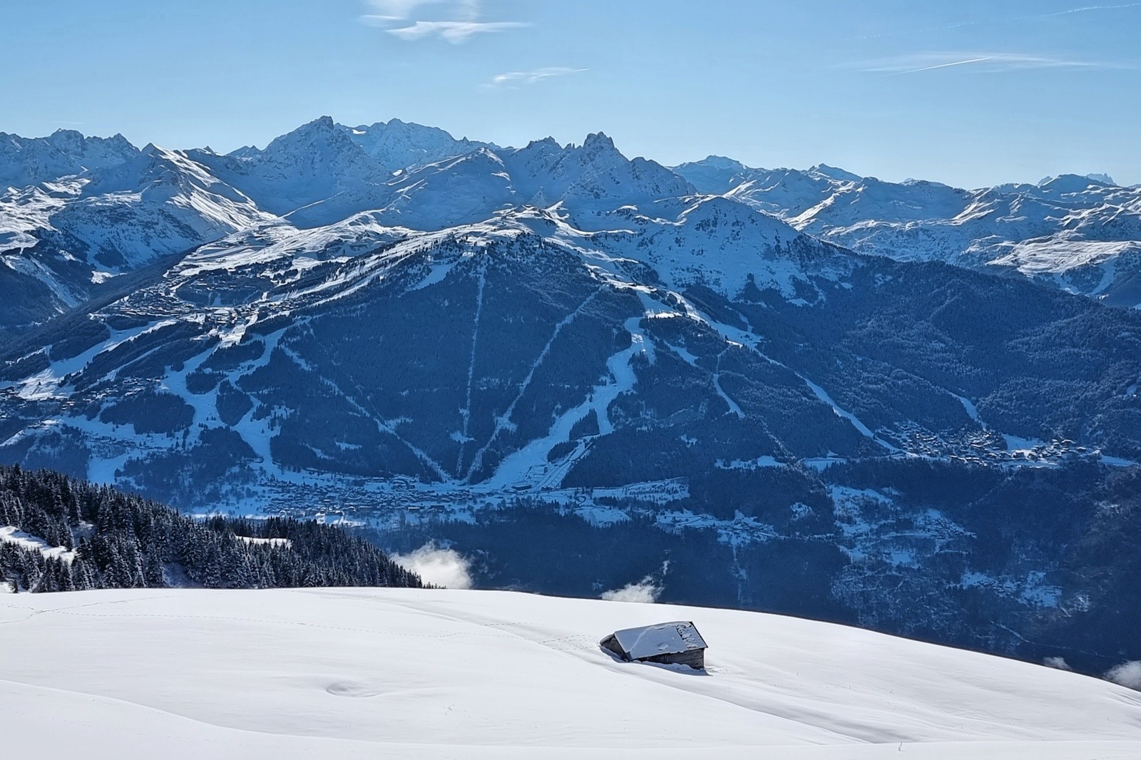 En face Courchevel !&nbsp;