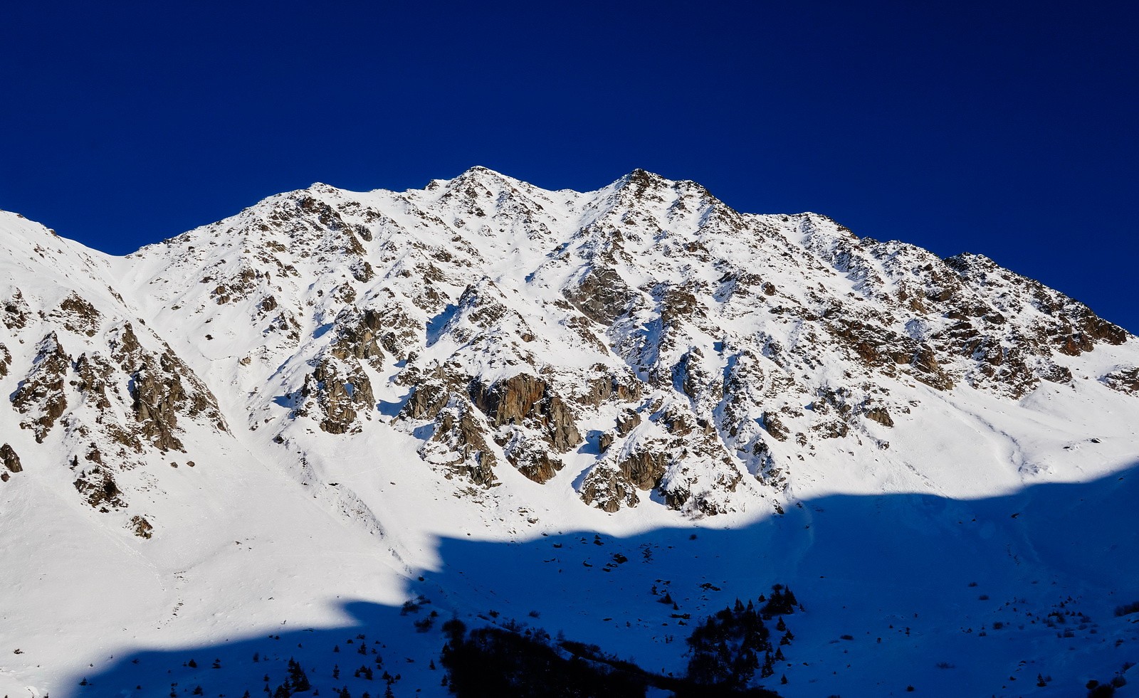 La belle ligne du Couloir SW du jour...