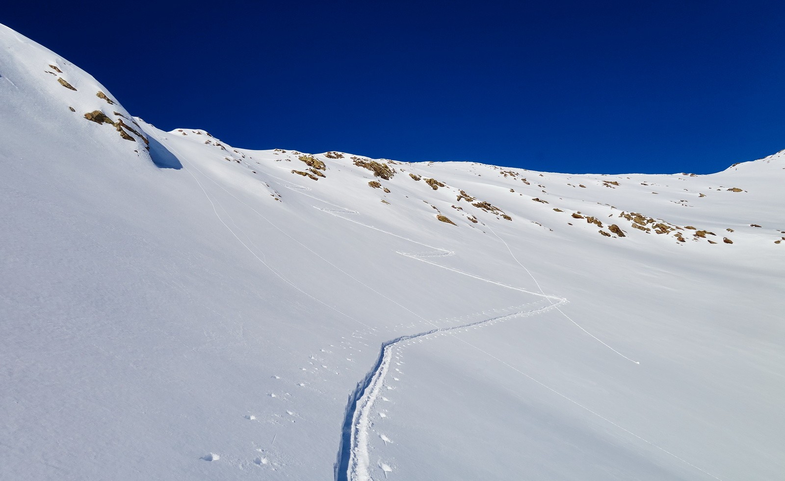 La plaisir d'enquiller une belle trace...
