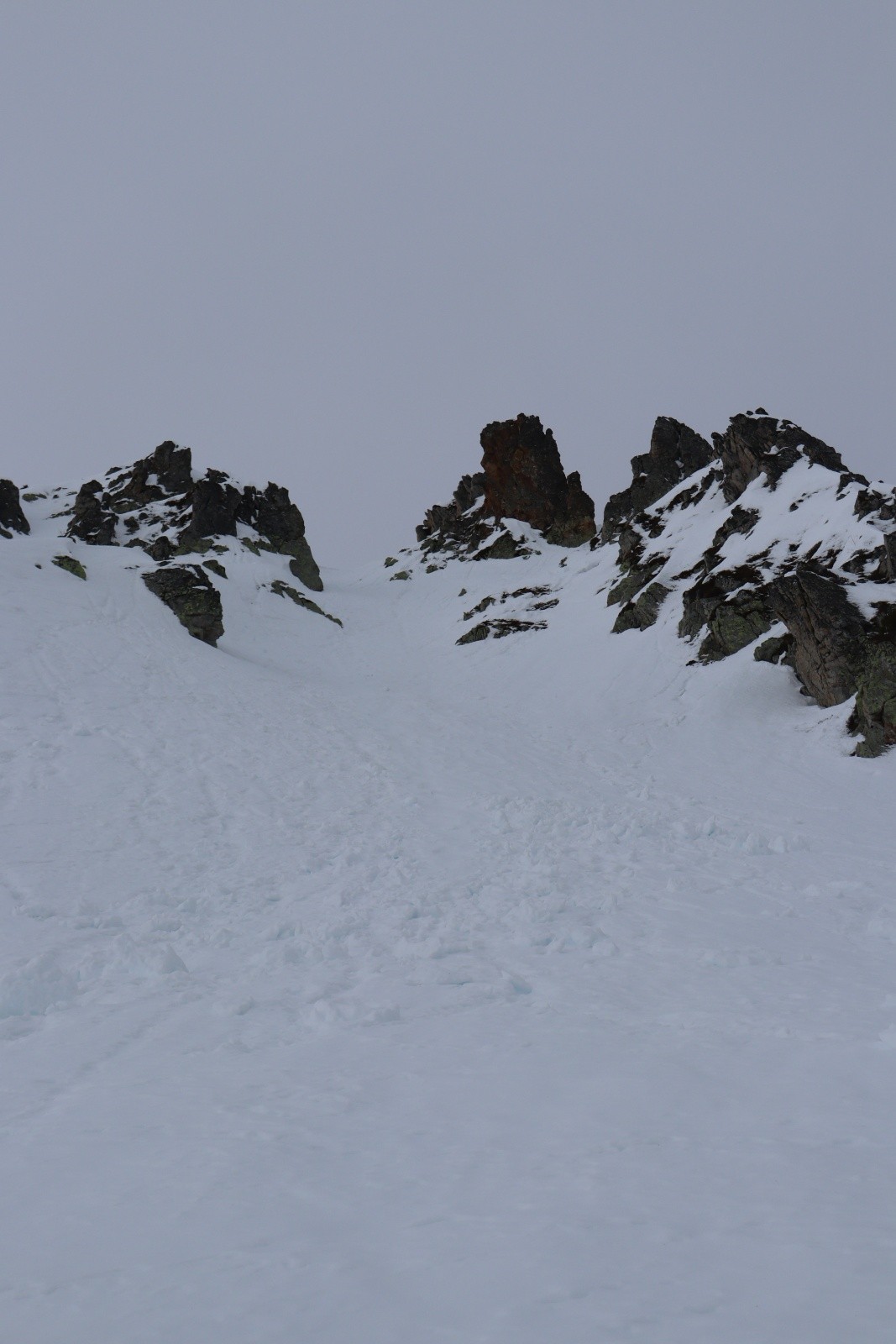 Couloir NE à la montée 