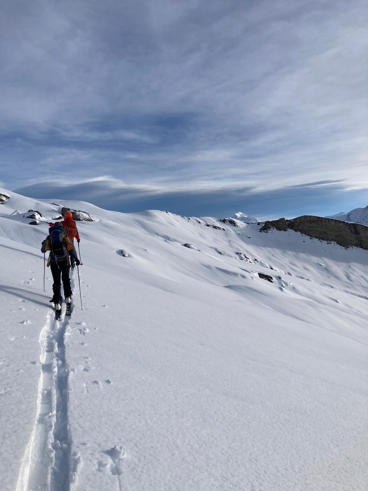 Traversée vers le Col de la Croix du Bonhomme 