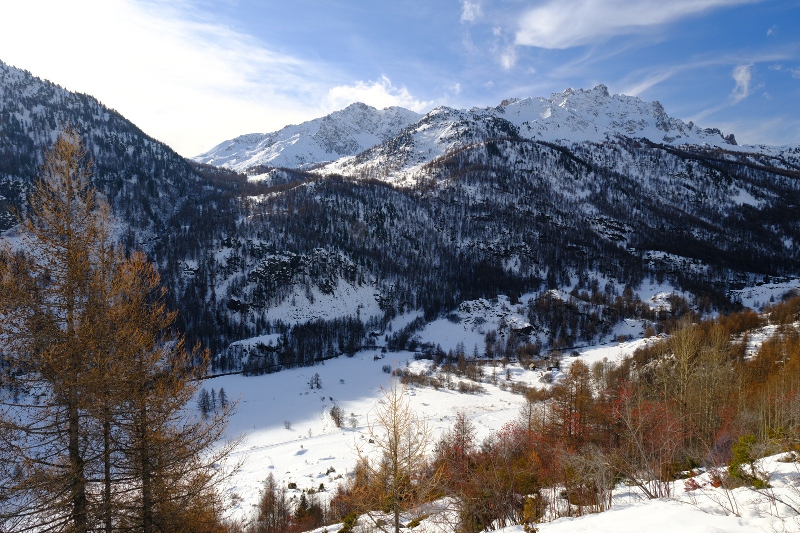 Vers la Buffère et la crête de Baude