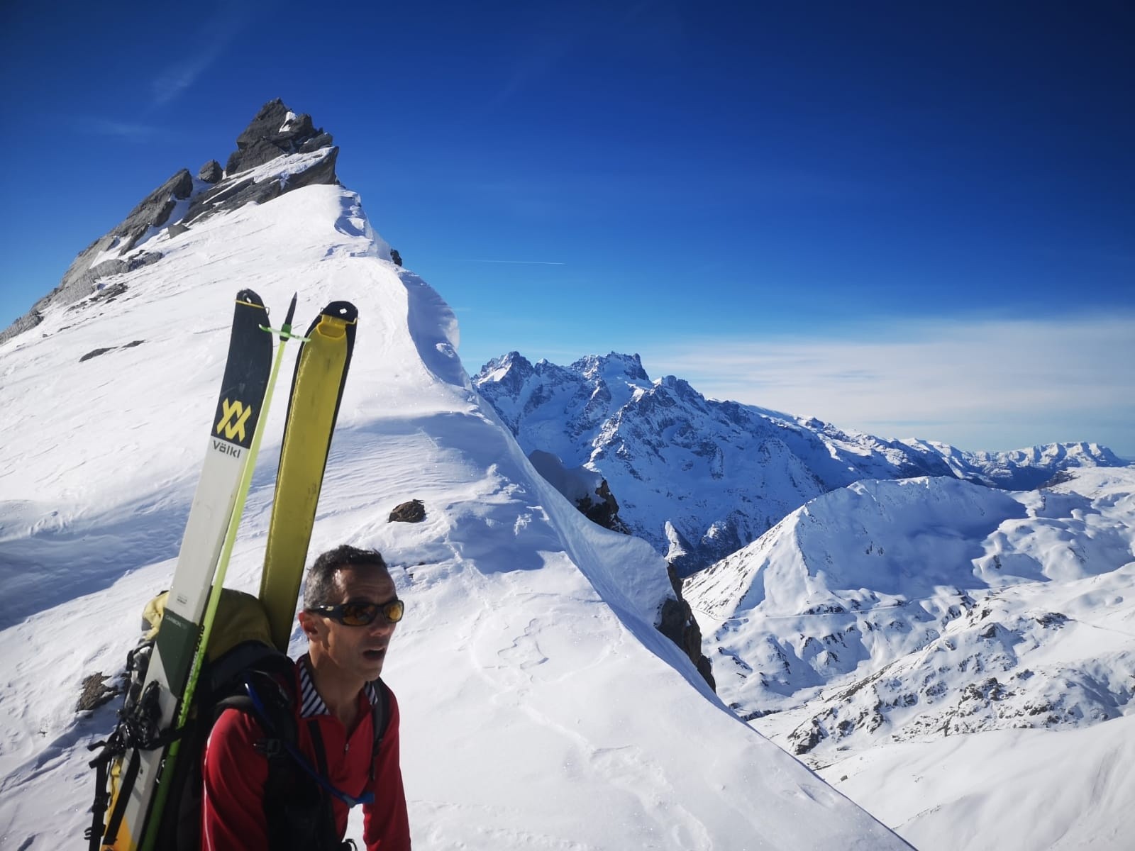 &nbsp;Pedro estomaqué au sommet du col Albert