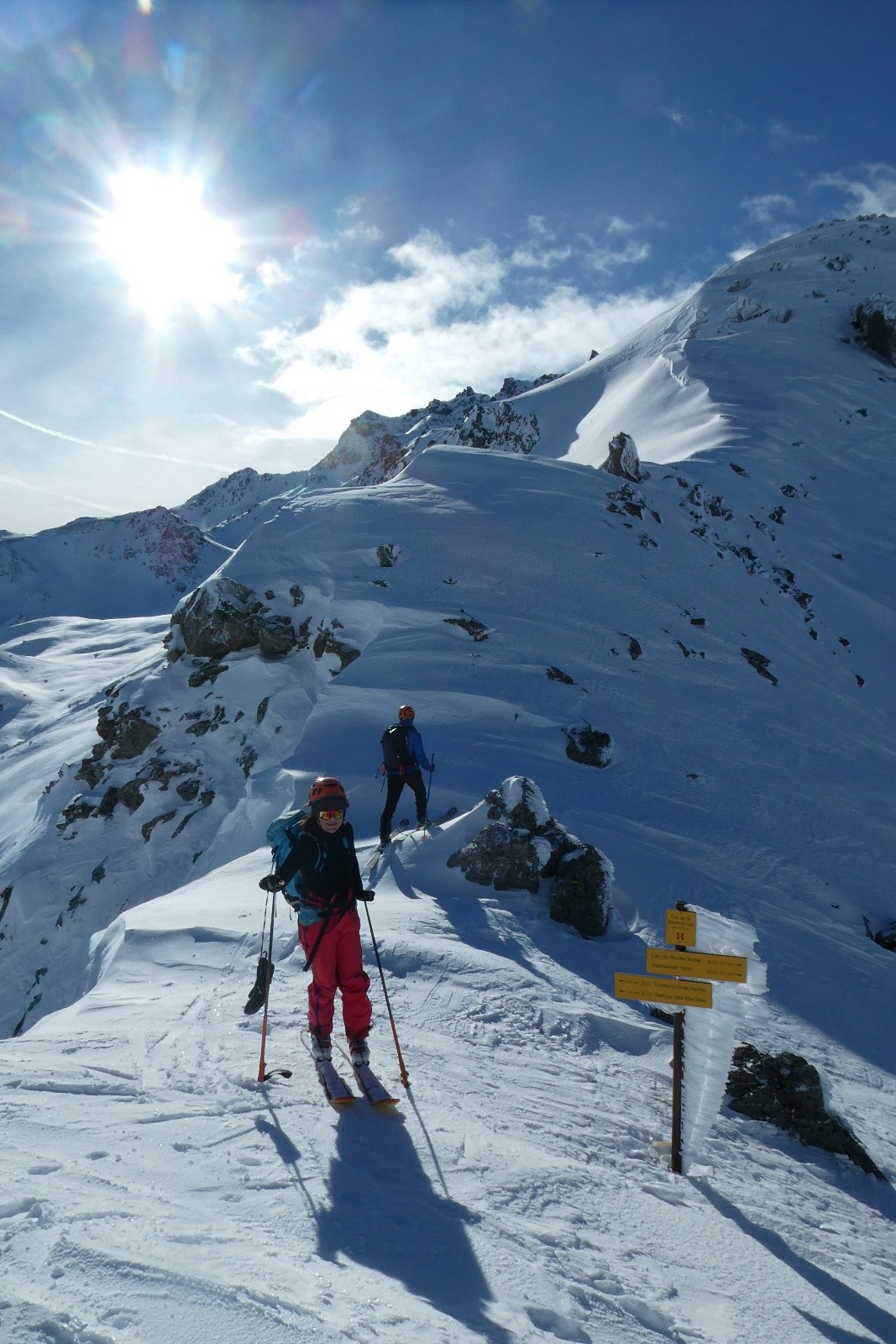 &nbsp;Au col de la Roche du Lac
