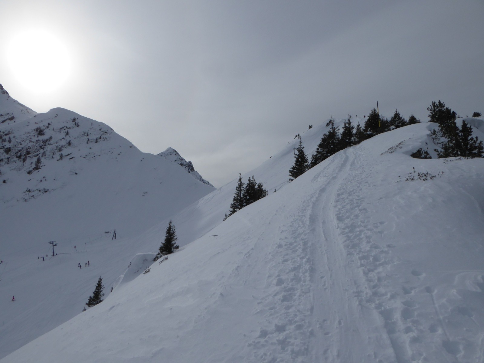 Bonne trace sur la crête&nbsp;