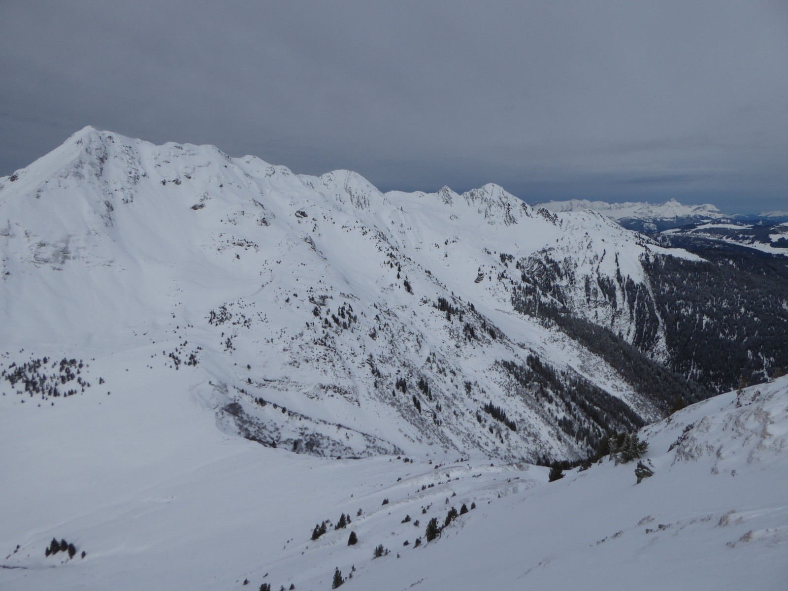 Pointe de la Grande Journée et le Mt Mirantin&nbsp;